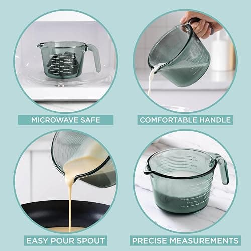 Glass Measuring Cups - Green thumbnail 5