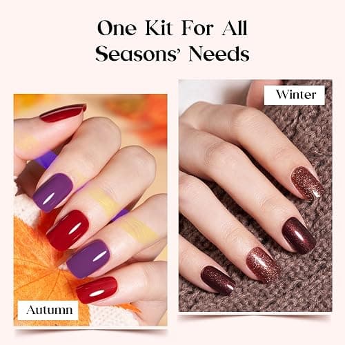 Beetles Press On Nails Kit - Bubble Pop | 720Pcs 24 Colors Short Square Press On Nails | 15 Sizes French Glossy Glitter With Nail Glue & Nail Tabs Stickers, Fake Nails Kit Art For Women thumbnail 5