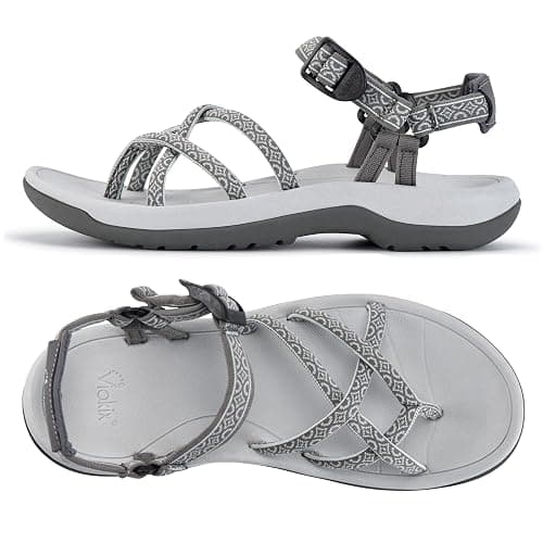 Viakix Women's Walking Sandals – Premium Comfortable Sport Sandals for Outdoors, Travel, Hiking, Beach & Everyday Wear - Image 1