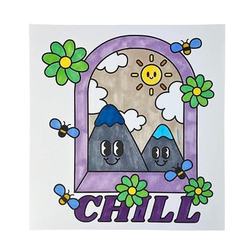 Cozy Coloring Good Vibes: 50+ Bold and Easy Perforated Pages to Color thumbnail 14