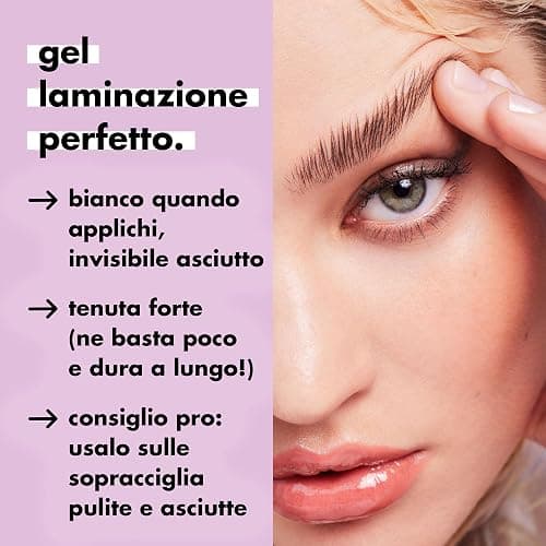 e.l.f. Brow Laminating Gel, Strong-Hold, Clear-Drying & Water-Resistant Brow Gel Creates Laminated Brows, Comb & Sculpt Brows, Vegan & Cruelty-free thumbnail 4