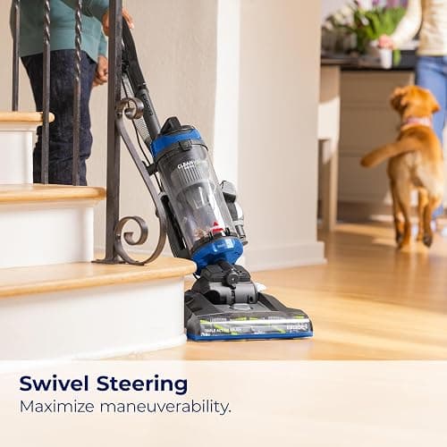 Bissell CleanView Swivel Vacuum with Triple Action Brush Roll, Swivel Steering, Extension Wand, Easy-Empty Dirt Tank, Multi-Cyclonic Suction System, New 2024 Model thumbnail 3