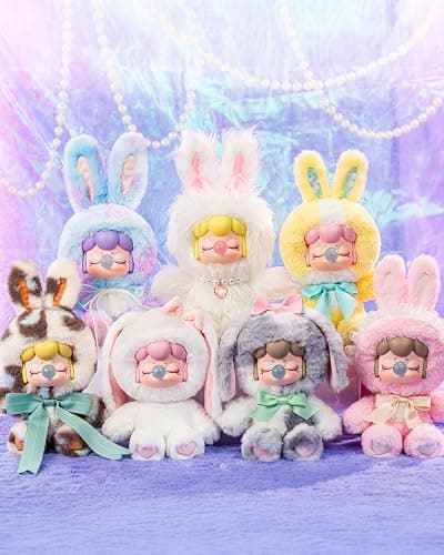 Rolife Nanci Bunny Stuffed Animal Plush Doll,8-11 Inches Cute Anime Blind Box Figures,Mystery Box Popular Soft Collectible Toy for Toddlers Baby Girls Women,Creative Christmas Birthday Gifts thumbnail 2