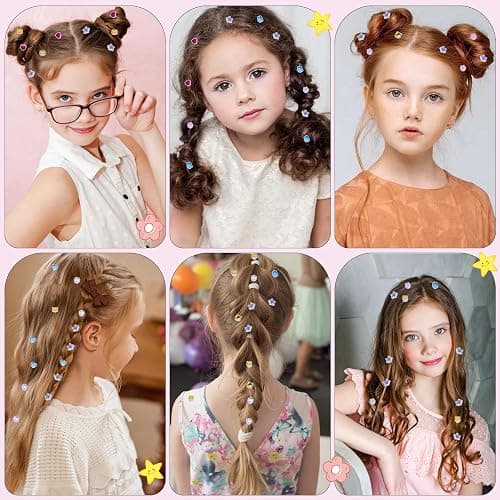 kidzkube Hair Gem Stamper Kit, Bling Hair Jewels for Girls Toys, Hair Styling Tool with Reusable Shining Diamonds, Birthday Gifts Toys for Girls Ages 3 4 5 6 8-12 thumbnail 3