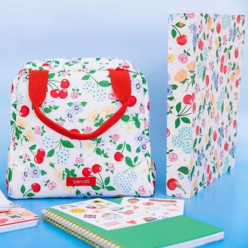 ban.do Hardcover 3 Ring Binder with 1 Inch Rings, School and Office Organizer for Letter Size Paper, Flowers and Fruit thumbnail 5