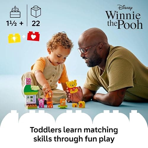 LEGO DUPLO Disney Winnie The Pooh’s Birthday Party Building Set - Baby Toy for 18 Months and Up - Sensory Toys to Inspire Imaginative Play - Building Blocks for Toddlers 1-3 - 10457 thumbnail 2