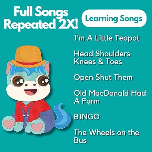 Learning Songs: Musical Toys & Interactive Sound Book for Toddlers 1-3, Baby’s First Year Music Book Gift, Singing Book for 1 Year Old Toddler & Kids, Nursery Rhymes Musical Books for Baby & Children thumbnail 4