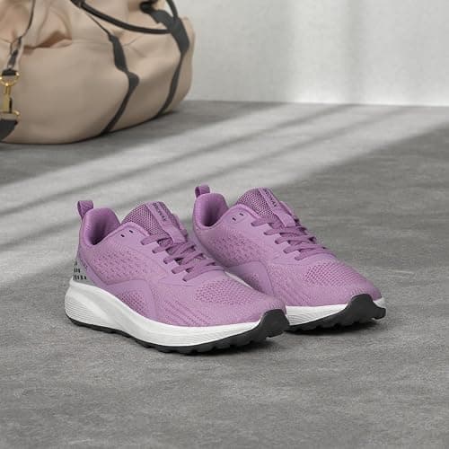 BRONAX Women's Wide Toe Box Road Running Shoes | Wide Athletic Tennis Sneakers with Rubber Outsole thumbnail 2