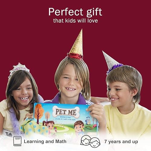Logic Roots Pet Me Multiplication and Division Game - Fun Math Board Game for 5 - 9 Year Olds, Easy Start STEM Toy, Perfect Educational Gift for Kids (Girls & Boys), Homeschoolers, Grade 1 and Up - Pet Me thumbnail 8