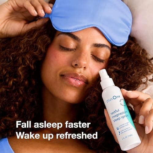 plusOne Restful Magnesium Sleep Spray, Lavender & Ashwagandha Spray | Lavender spray for sleep, ashwagandha aromatherapy mist, hormone-free bedtime, menopause-friendly, no melatonin thumbnail 2