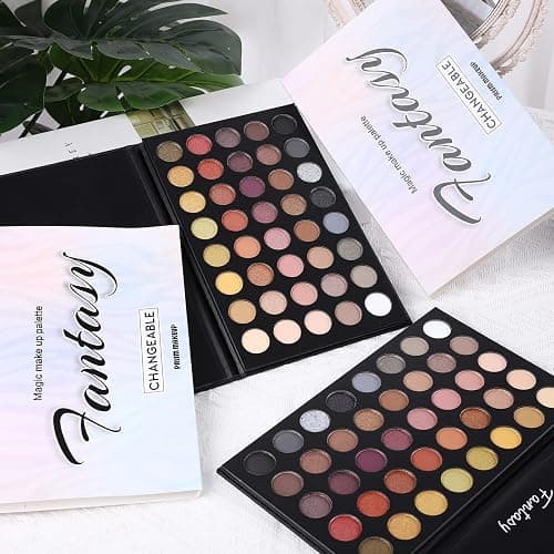 Professional Neutral Smokey Eyeshadow Makeup Palette, Matte Shimmer Metallic Black Grey Dark Goth Eye Shadows for Halloween, Pigmented Warm Smoky Naked Nude Rosy Gold Brown Pallet Daily Make Up Kit thumbnail 6