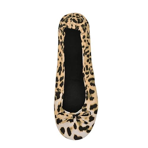 Women's Foldable Flats – Portable Ballet Slippers Shoes for Travel, Wedding – Fits in Purse thumbnail 4