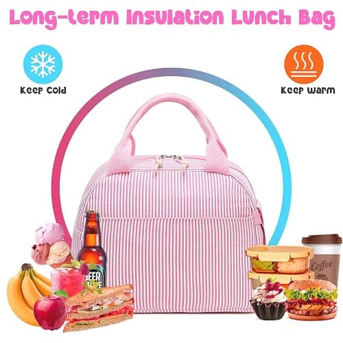 Bluboon Lunch Box for Women Cute Lunch Bag Reusable Insulated Lunch Bags Large Capacity Lunchbox Cooler for Work Picnic or Travel thumbnail 4