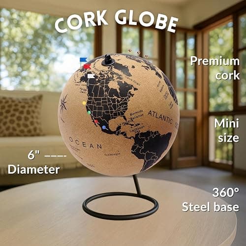 Mini Cork Globe thumbnail 3
