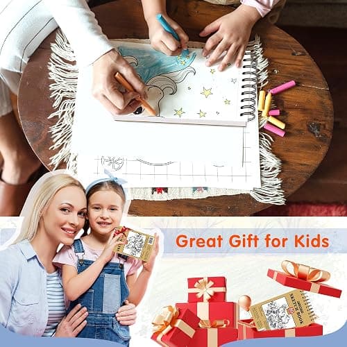 FIXSMITH 5.5"X8.5" Sketch Book | 160 Sheets (68 lb/100gsm) | 2 Pack Sketchbooks | Top Spiral Bound Artist Sketch Pad | Acid Free Drawing Pad | Ideal for Kids,Beginners,Artists &Painters | Bright White thumbnail 6