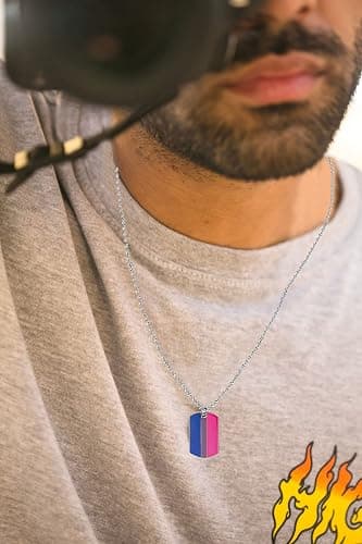 COLDDOX Progress Pride Dog Tags Pendant Rainbow Pride Gift LGBT Necklace thumbnail 6