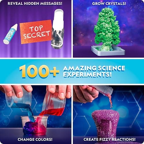 National Geographic Amazing Chemistry Set - Chemistry Kit with 100+ Science Experiments Including Crystal Growing and Reactions, Science Kit for Kids, STEM Gift for Boys and Girls (Amazon Exclusive) thumbnail 2