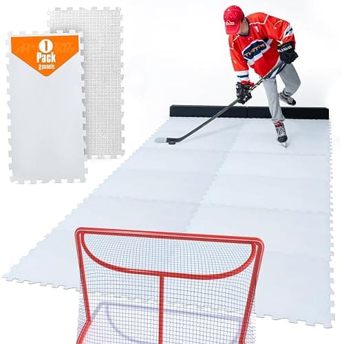 ArcticGlide Synthetic Ice Panels Pro, Easy-to-Assemble, Expandable Artificial Rink, Indoors/Outdoors - Hockey Training - Image 1