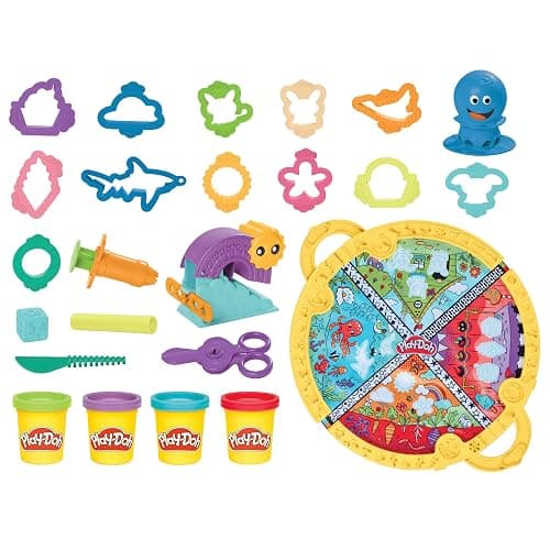 Play-Doh Fold & Go Playmat Starter Set with 19 Accessories, Preschool Toys for 3 Year Old Girls & Boys & Up, Kids Arts & Crafts thumbnail 16