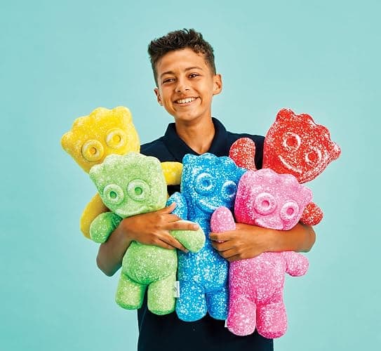 iscream Sour Patch Kids Embossed 8.5" x 6.25" Candy Character Mini Pillow, Blue thumbnail 5