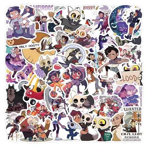 50PCS The Owl House Water Bottle Stickers thumbnail 7