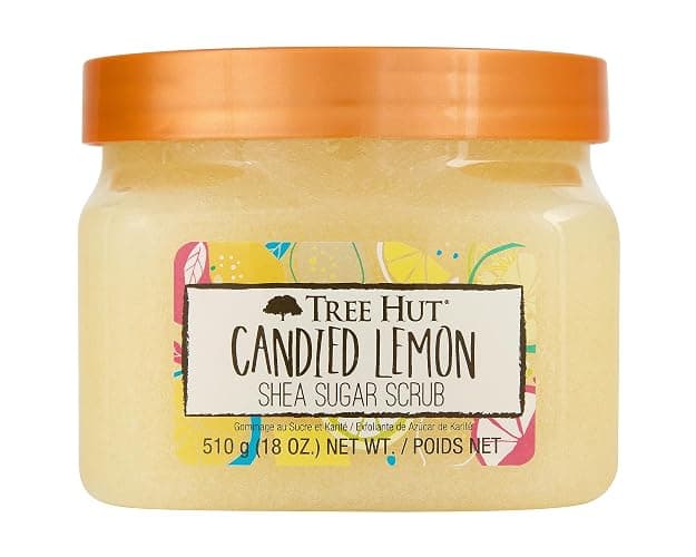 Tree Hut Shea Sugar Scrub Candied Lemon, 18oz, Ultra Hydrating and Exfoliating Scrub for Nourishing Essential Body Care - Image 1