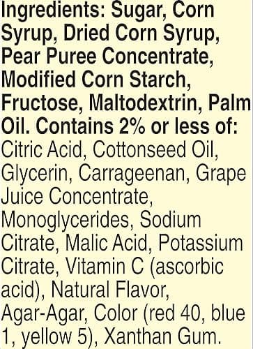 Super Sour Gushers Fruit Flavored Snacks, Crabby Apple, Grumpy Grape, Scary Cherry, 6 Count, 4.8 oz thumbnail 4