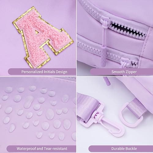 Fystdtote Gifts for Teen Girls Kids | Birthday Gift for 3 4 5 6 7 8 9 10 11 12 13 14 Year Old Girl,Crossbody Sling Bag Backpack Fanny Pack Purse,Cute Trendy Stuff - Lavender,A thumbnail 6