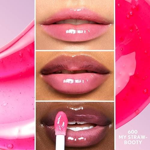 COVERGIRL Clean Fresh Yummy Lip Gloss, Sheer, Natural Scents, Vegan Formula - My Strawbooty thumbnail 3