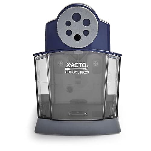 X-ACTO School Pro Classroom Electric Pencil Sharpener, Blue, 1 Count thumbnail 3