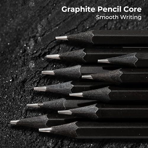 M&G Wood-Cased 2B Pencils, 24 Pack Pre-Sharpened Pencils with Top Erasers, Bulk Black Pencils for School Teacher Supplies, Writing, Drawing and Sketching thumbnail 6