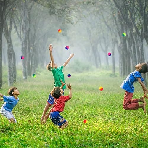 Irrmshr 18 Pcs Bouncy Balls for Kids,45 mm Jumbo Super Bouncy Balls,Rubber High Bouncing Balls in Bright Assorted Multi Colors for Boys Girls Birthday Party Favors Carnival Prizes thumbnail 2