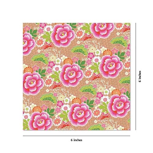 Origami Paper 500 sheets Japanese Washi Patterns 6" (15 cm): Double-Sided Origami Sheets with 12 Different Designs (Instructions for 6 Projects Included) thumbnail 3