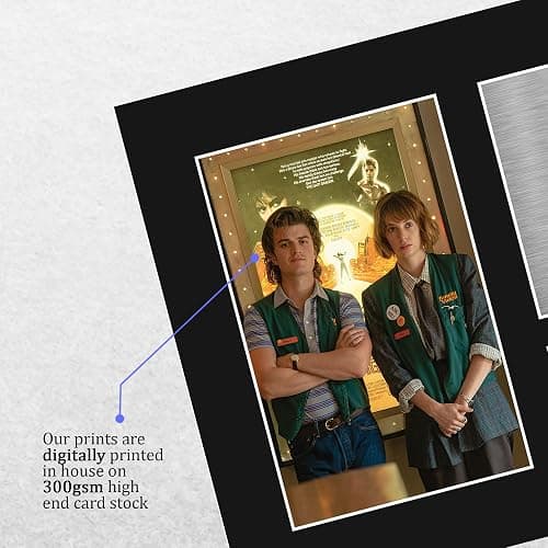 HWC Trading Joe Keery & Maya Hawke Strange Hawkins Thing Gifts Printed Signed Autograph Picture for TV Show Fans - A4 thumbnail 4
