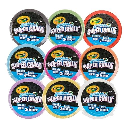 Crayola Washable Outdoor Super Chalk Tray, 30 Count thumbnail 5