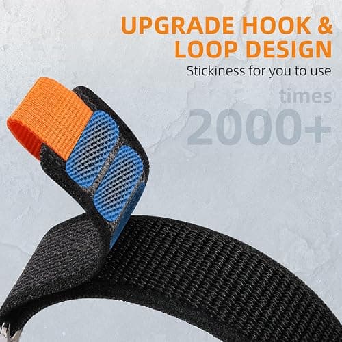 IMIVIO Compatible with Garmin Fenix 7 Pro/7/6/6 Pro/5/5 Plus, 22mm Quickfit Nylon Sport Replacement Watch Bands Compatible with Forerunner 945/935/Instinct 2 &3 45mm&E/Fenix 8 AMOLED/Tactix 8 AMOLED 47mm thumbnail 4