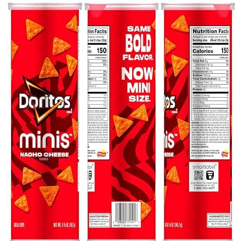 Doritos, Mini Nacho Cheese, 5.12 Ounce thumbnail 3