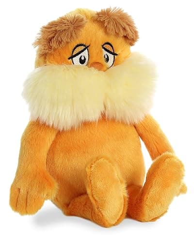 Aurora® Whimsical Dr. Seuss™ The Lorax Stuffed Animal - Officially Licensed Plush for Imaginative Play - Perfect for Kids and Adults - Orange 11 Inches thumbnail 5