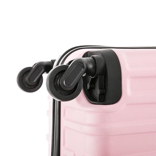 InUSA VASTY Luggage with Spinner Wheels | Durable Lightweight Hardshell Suitcase Travel Bag with Handle and Trolley 20-Inch Carry On Small Luggage | Pink thumbnail 8