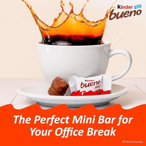 Kinder Bueno Mini Chocolate Bites, Hazelnut Cream, Party Pack, 23.8 oz thumbnail 7