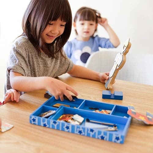 Melissa & Doug Joey Magnetic Wooden Dress-Up Pretend Play Set (25+ pcs) thumbnail 5