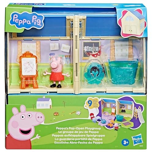 PEPPA PIG Peppa's Pop-Open Playgroup Playset with Figure, Preschool Toys for 3 Year Old Girls and Boys and Up thumbnail 3