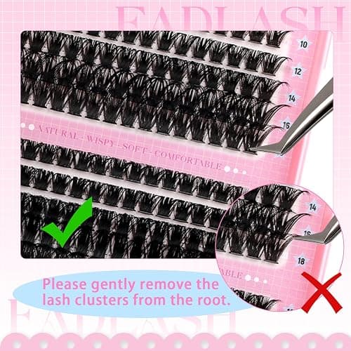 FADLASH 470pcs 0.07mm D Curl 10-18mm 40-60-80-100-150-200D Fluffy Lash Kit thumbnail 5