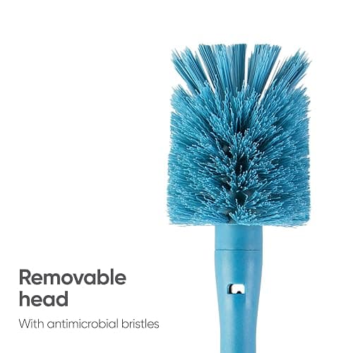 Owala 2-in-1 Water Bottle Brush Cleaner and Water Bottle Straw Cleaner Brush, Water Bottle Brush with Removable Head and Twist n� Hide Straw Brush, Smokey Blue thumbnail 5
