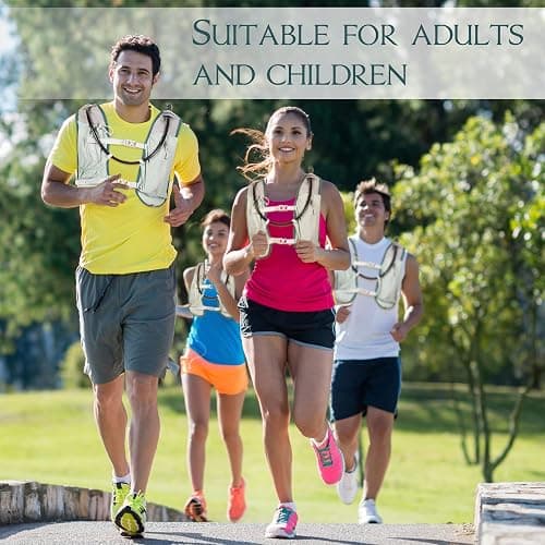 Lightweight Running Vest Hydration Backpack, Hydration Vest with 2L Water Bladders - Adjustable Chest Straps and Reflective Water Backpack Fit for Men Women Hiking Cycling Camping Festival Marathon thumbnail 6