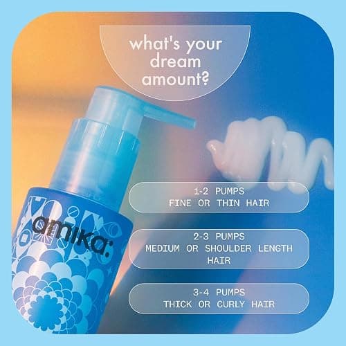 amika dream routine overnight hydrating hair mask | no rinse leave-in treatment for dry hair, ultra-hydrating, with hyaluronic acid for long-lasting moisture thumbnail 6