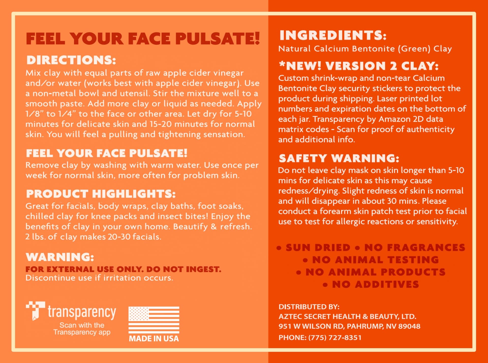 Aztec Secret – Indian Healing Clay 1 lb – Deep Pore Cleansing Facial & Body Mask – The Original 100% Natural Calcium Bentonite Clay – New Version 2 thumbnail 2