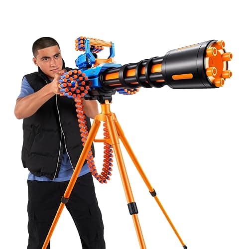 X-Shot Insanity Motorized Rage Fire by ZURU 72 Darts, Air Pocket Technology Darts, Dart Storage, Blasting Power, Auto Feeding Belt, Tripod & Scope, Outdoor Toy for Boys, Girls, Teens, Adults thumbnail 2