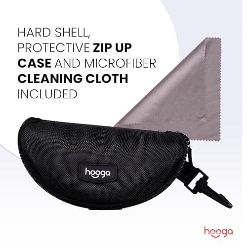 hooga Red Light Therapy Protective Glasses, Polycarbonate Lens, Near Infrared Brightness Reduction, Anti-Glare, UV Blocking, Unisex One-Size-Fits-Most, Eye Safety thumbnail 4