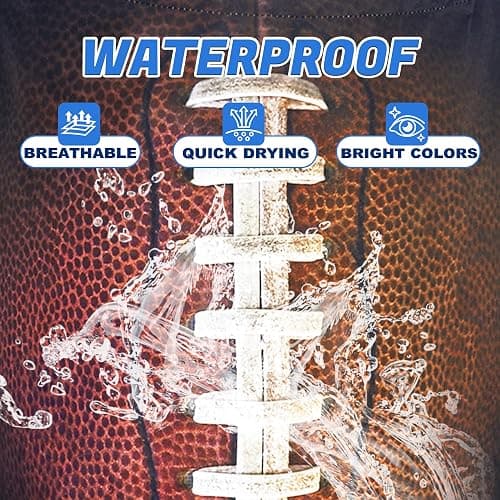Football Laundry Basket Oxford Cloth Ball Texture Laundry Hamper With Handle Foldable Portable Clothes Storage Basket 18.9 X 16.5 Inch Storage Bag For Laundry Room/Bathroom/Bedroom/Dormitories thumbnail 6